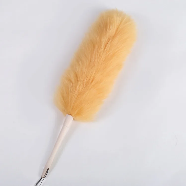 New Fashion Handmade Faux Fox Tail Fur Metal Keyring