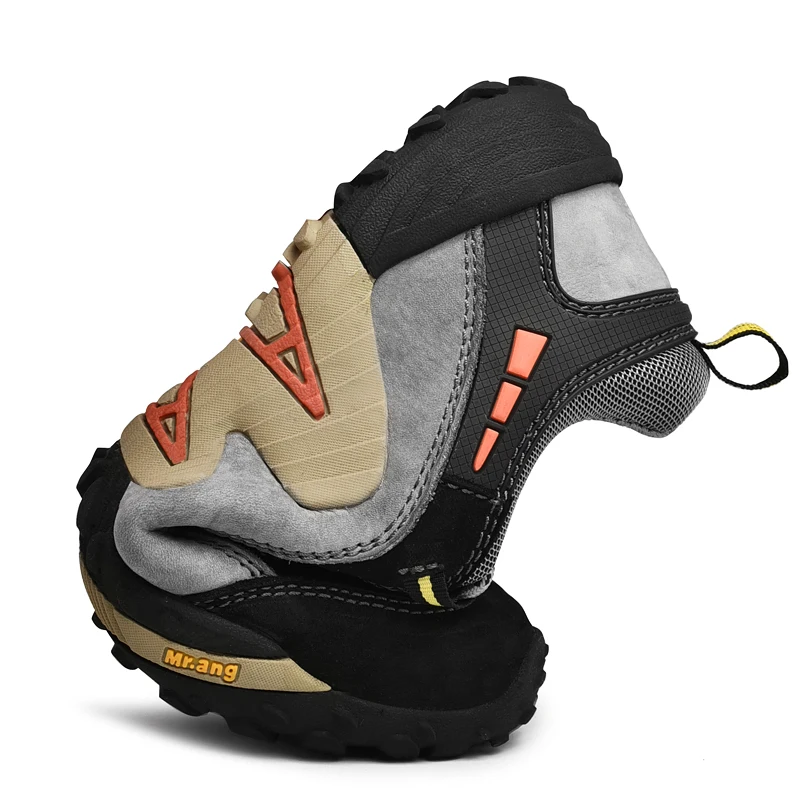 
Wholesale mountain low cut mesh nubuck non-slip men hiking shoes outdoor 