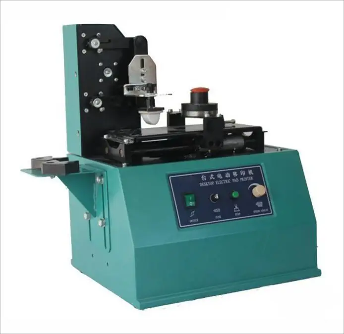 Big oil cup pad printer electric monochrome date coding bottle date code printing machine