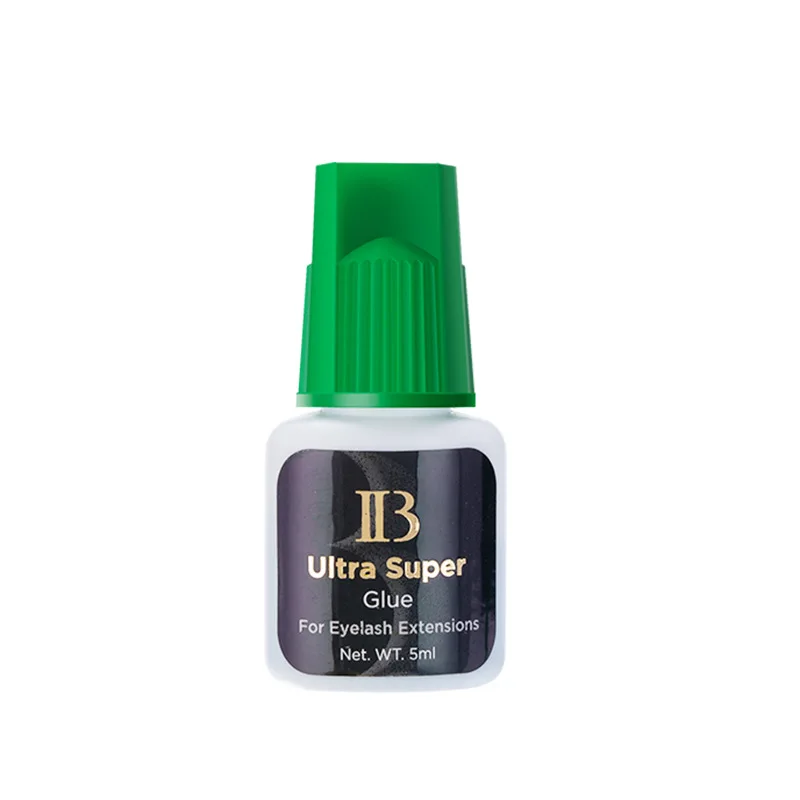 IB Ultra Super Glue Professional Waterproof Eyelash Glue Private Label Green Cap 5ml