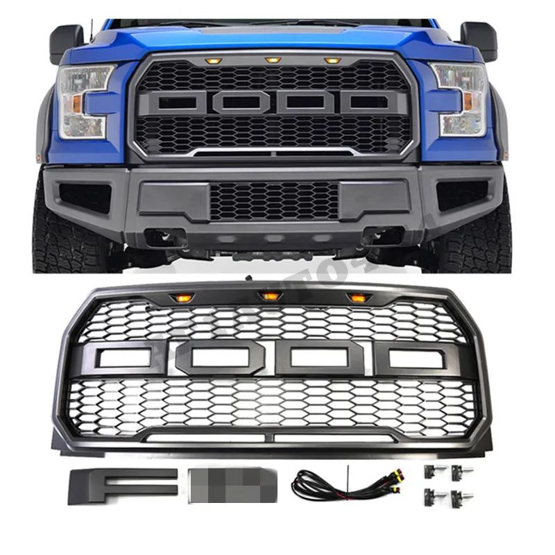 Hot Sale 4x4 Car Front Grille Grill For F150 2015-2017