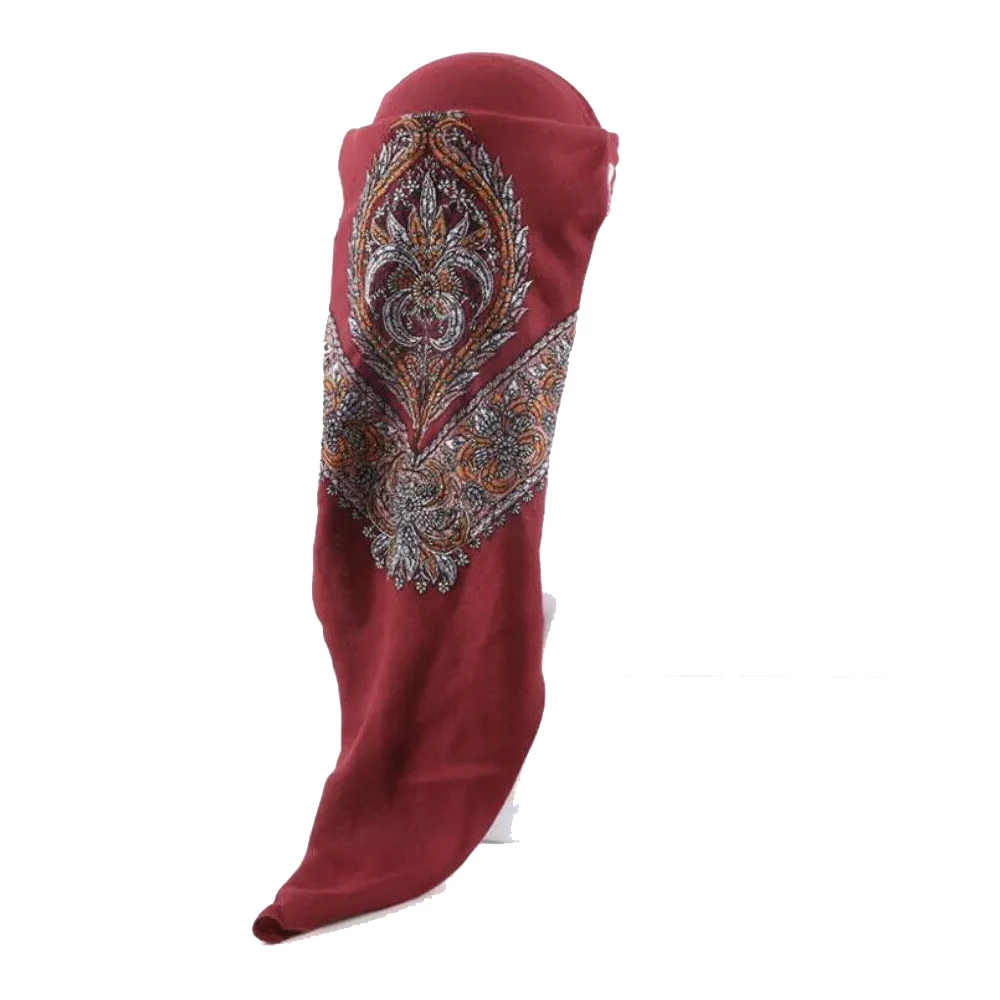 Yamani Scarf Keffiyeh Shemagh arab men scarf cashmere men turban Embroidered men headgear pray turban male Bandana