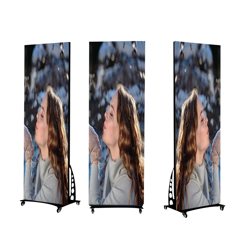 Крытый P2.5 цифровой полноцветный портативный светодиодный Плакат рамка/Рекламный СВЕТОДИОДНЫЙ экран