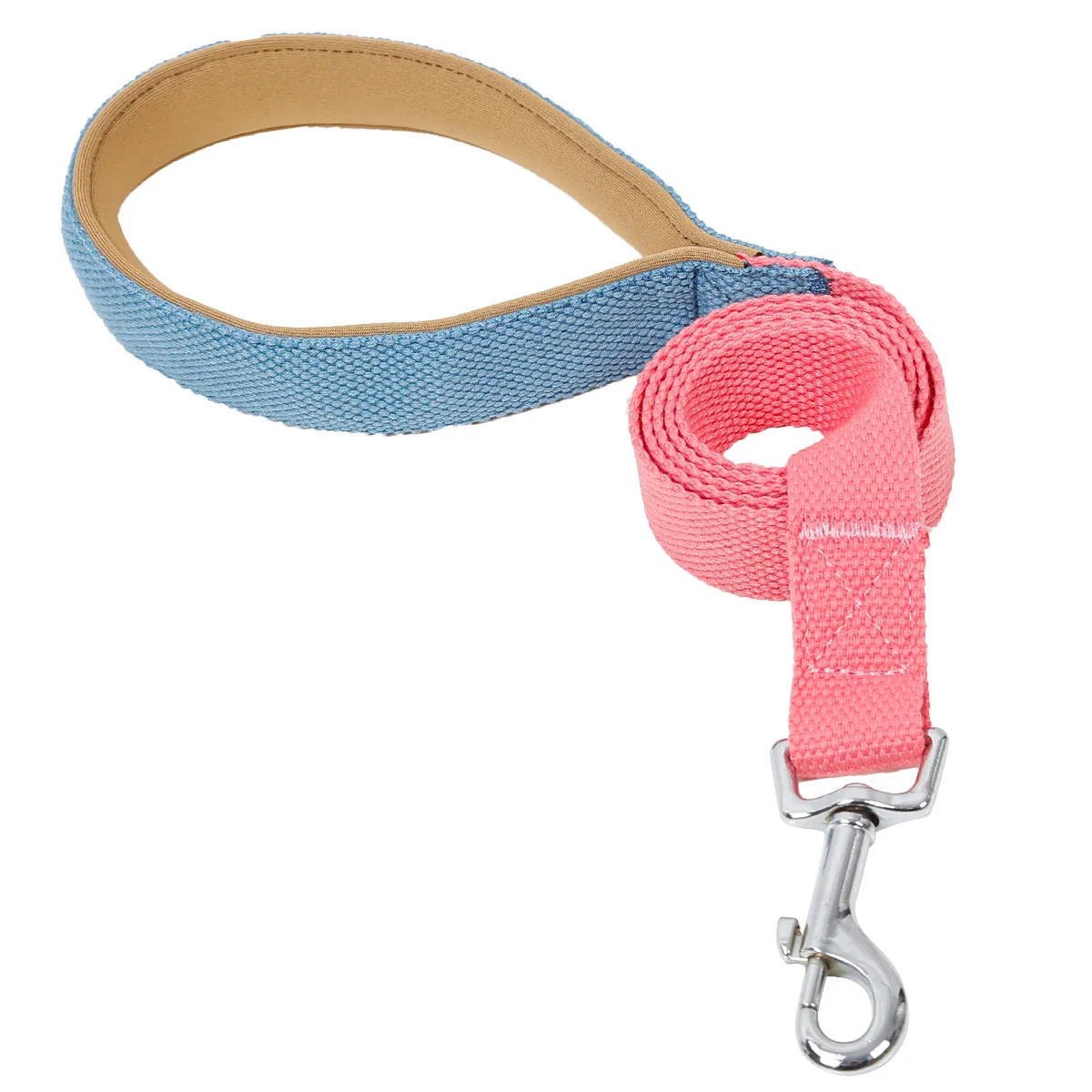 OEM Dog rope leash Ombre durable cotton dog collar leash set soft multi colors fashionable custom rope dog leash