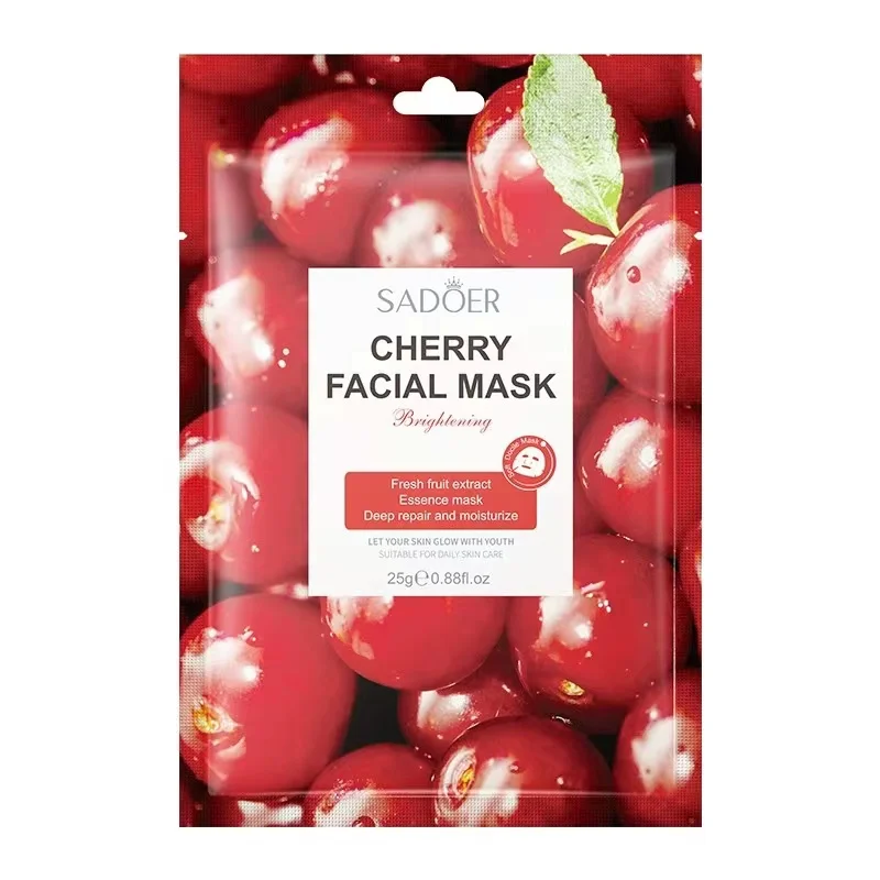 6 Fruit Styles Mask Facial Moisturizing Facial Mask Vitamin E Hyaluronic Acid Powder Facial Jelly Mask