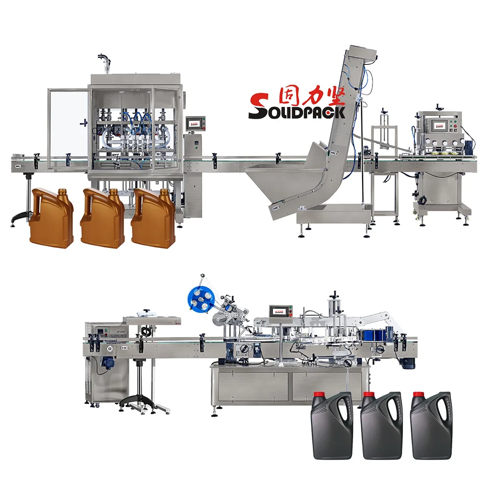 Solidpack 4 head perfume lubricant dropper alcohol automatic plastic fill and bottling machine