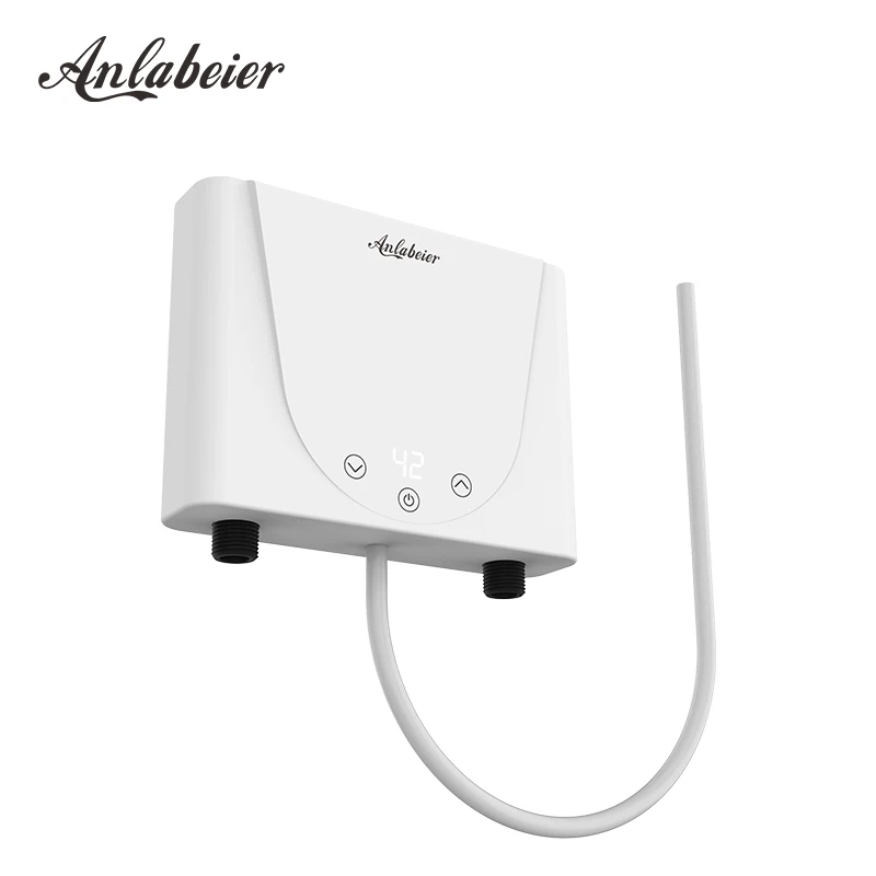 Touch Sreen hotel small 220V kitchen tankless hot bathroom water heater low watt