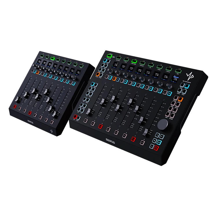 Midiplus UP MIDI Controller Arrangement Audio 32 Channel Digital Mixer DAW Controller with 8 Touch-sensitive Motorized Faders