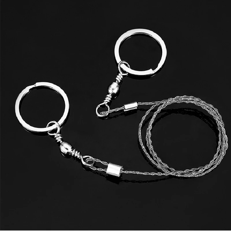 3X Wire Saw Stainless Steel Pocket Chainsaw Mini Cable Survival Gear Pole Saw Emergency Chainsaw Survival Kit