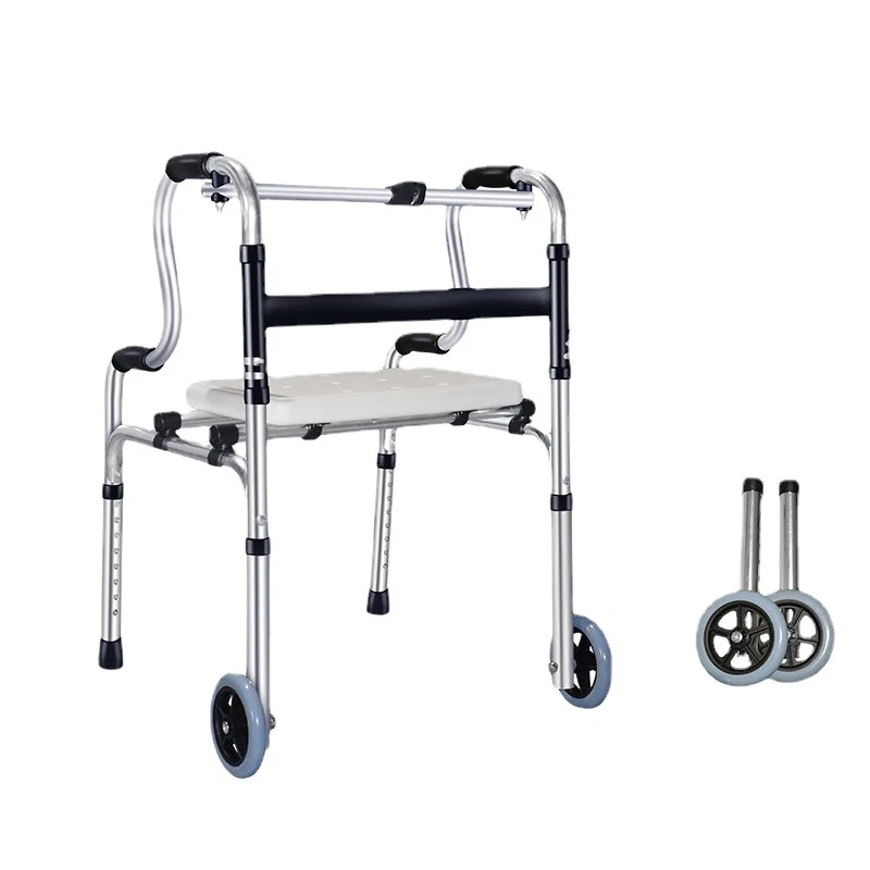 old people elderly walker Walking aid with wheels