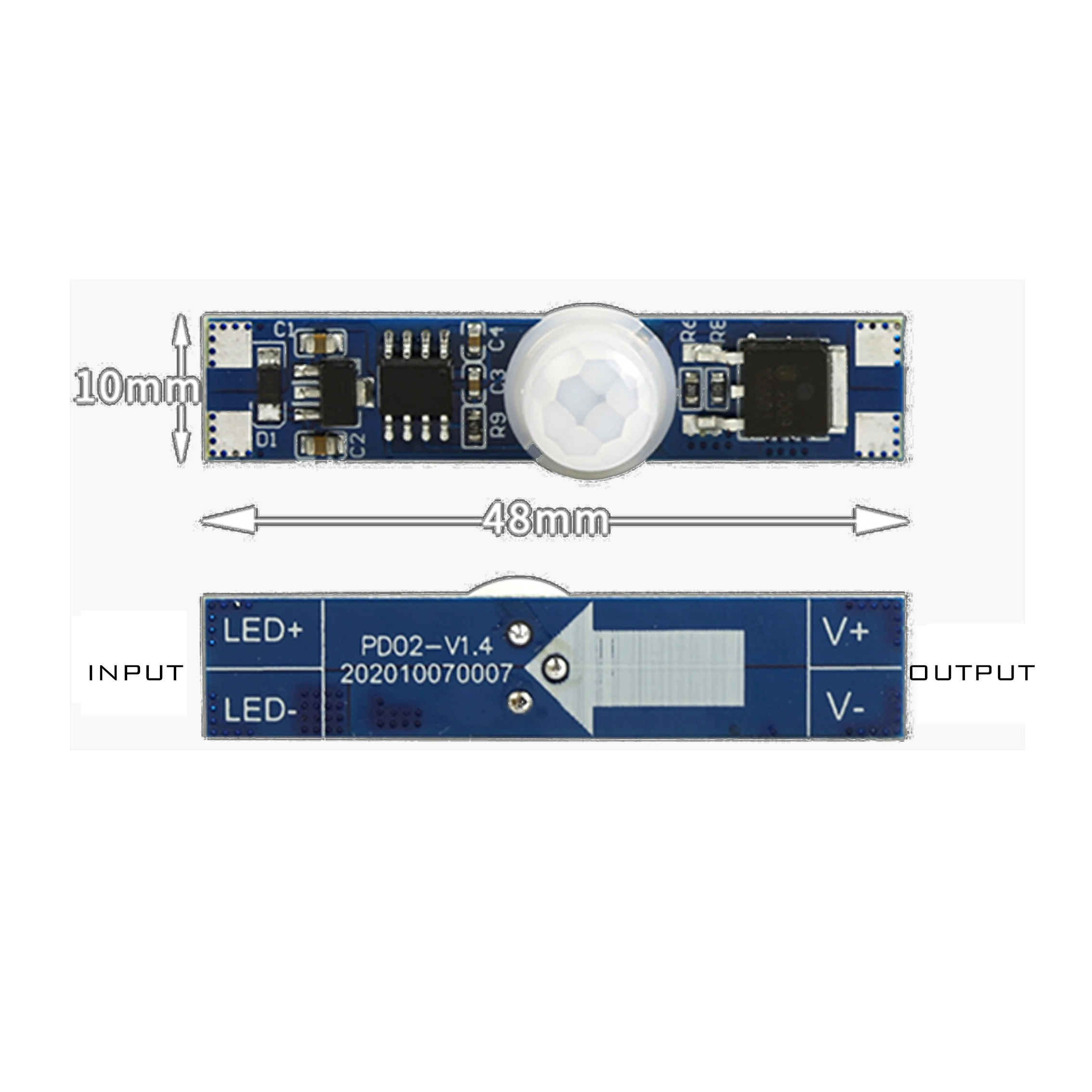 Lighting Sensor DC 12V / 24V 96W / 192W 8A Brightness Memory Function + Power Off Memory Function
