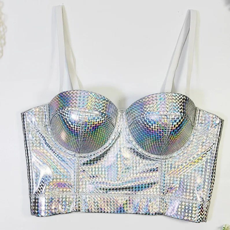 Manufactory Factory Wholesale Body Shaping PU Leather Tube Top Inner Wear Outer Wear Multi Color Bustier Corset Bra Top