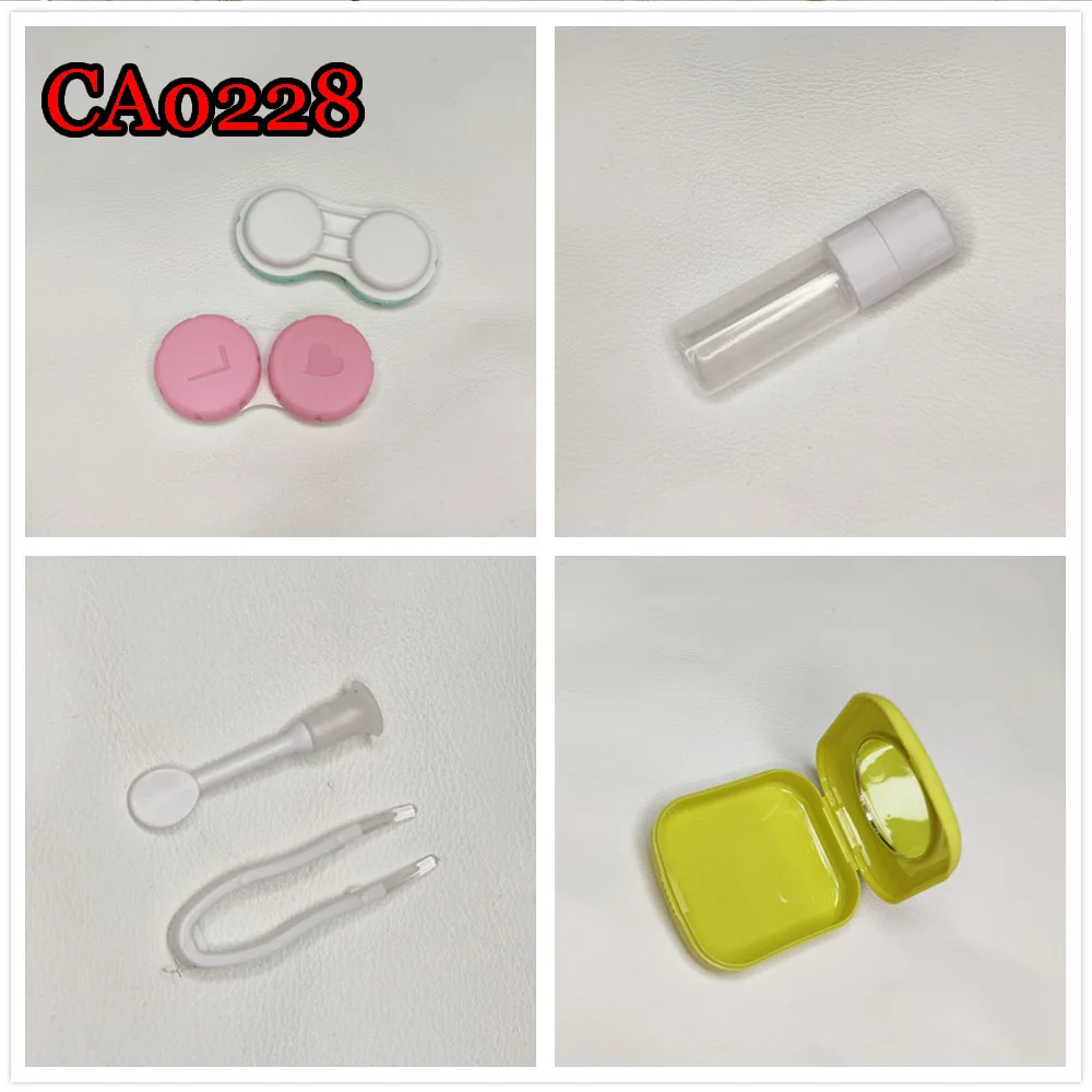 Карманные контактные линзы Mate Box, маленькие наборы для путешествий, футляр для очков CA0228