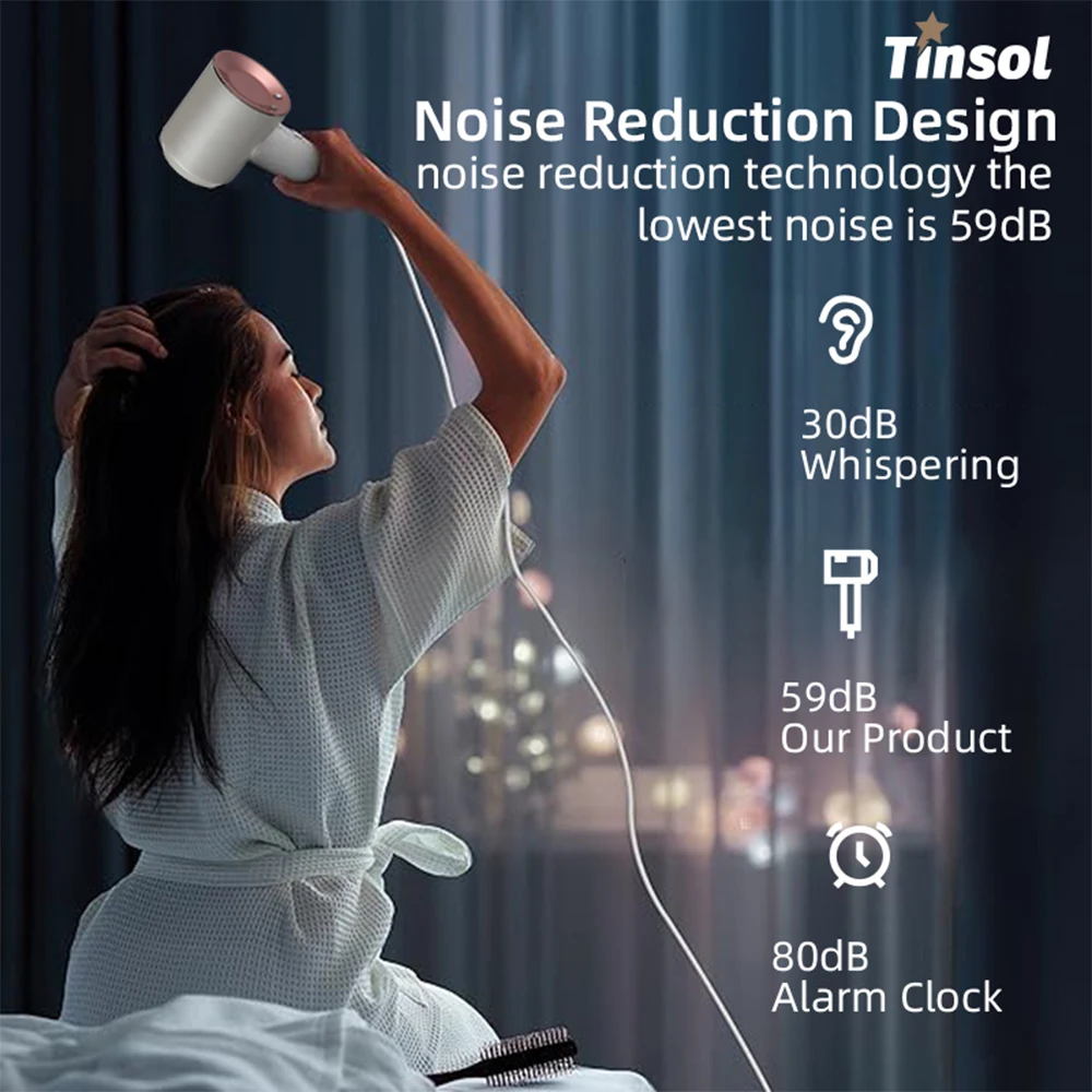 1500W Power LED High Speed Hair Dyer Quick Dry Salon Lightweight 200 Million Negative Ions Private Label Hand Dryer For Hair