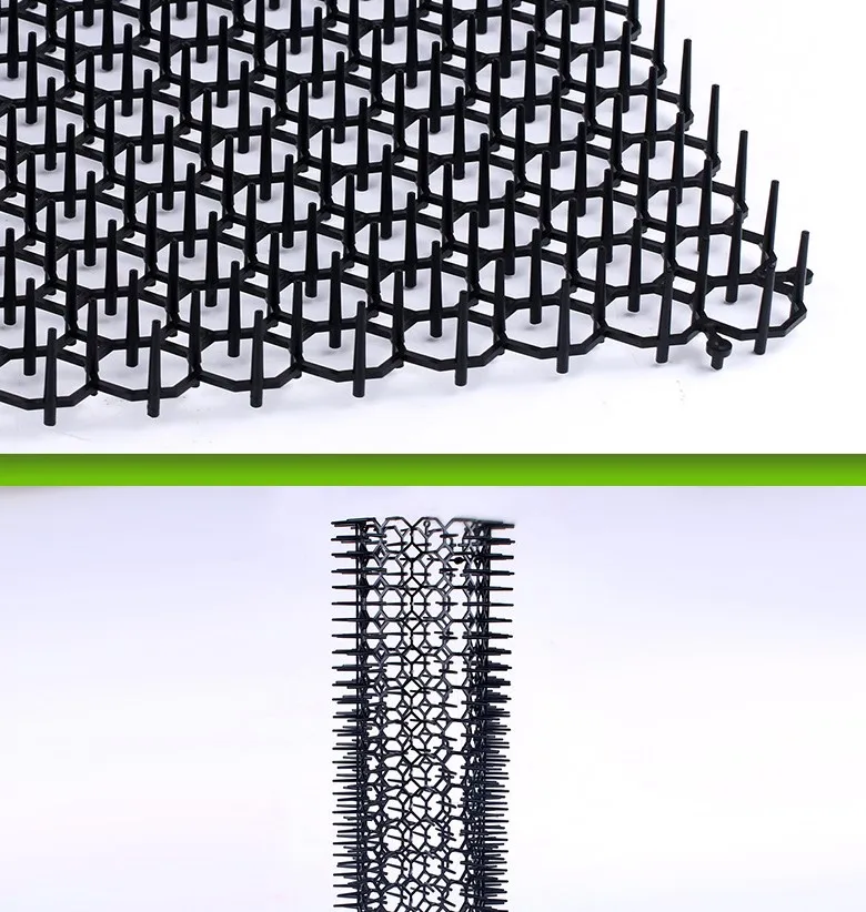 Popular Anti Cats Dog Network Digging Stopper Flat Prickle Strip Outdoor Garden Deterrent Device Cat Deterrent Scat Spike Mat