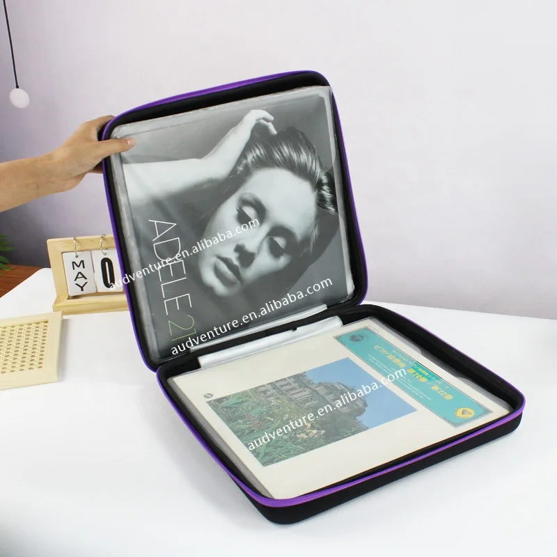 convenient EVA vinyl record carry bag album sleeves turntable record outer sleeves
