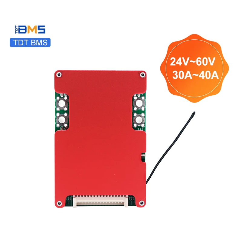 TDT BMS 4s/8s/13s/16s 20a 30a 40a lifepo4 bms 13s 48v 40a smart bms with balance
