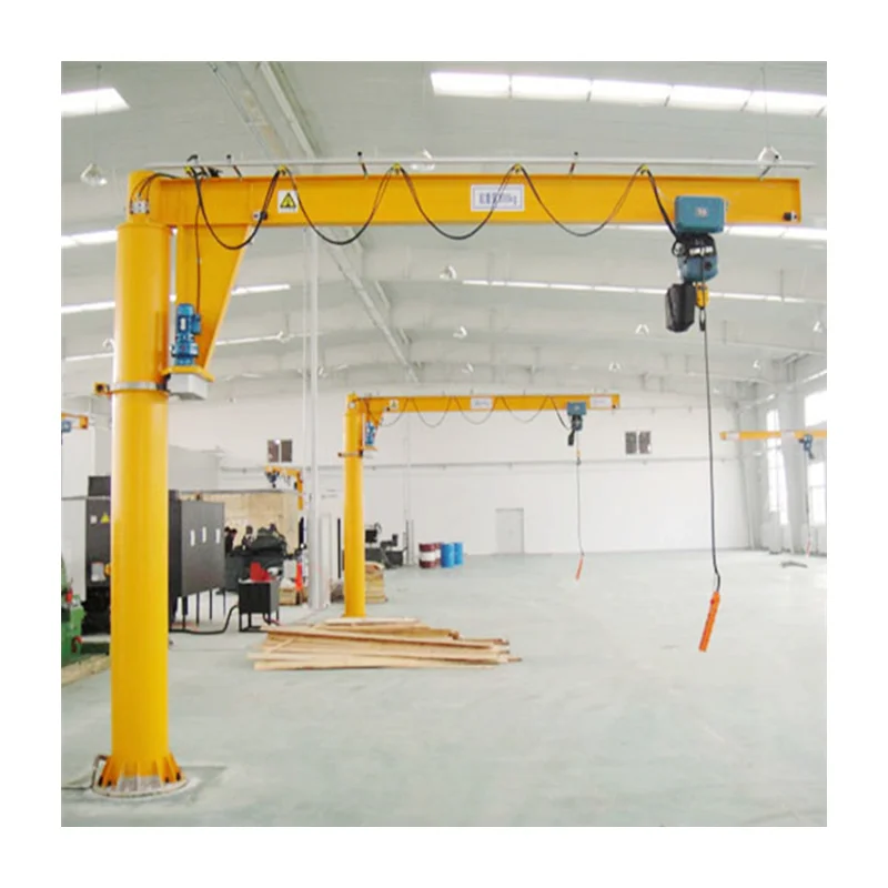 Hot sale vacuum lift jib crane arm portable remote control adjustable lifting electric hoist  workhouse 1t 2t 5t 250kg mini