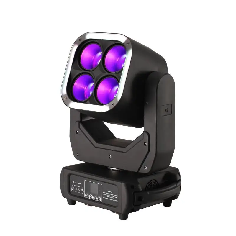 4X60W RGBW 4in1 ZOOM LED Moving Head Beam Wash Light for wedding party disco dj outdoor indoor lighting