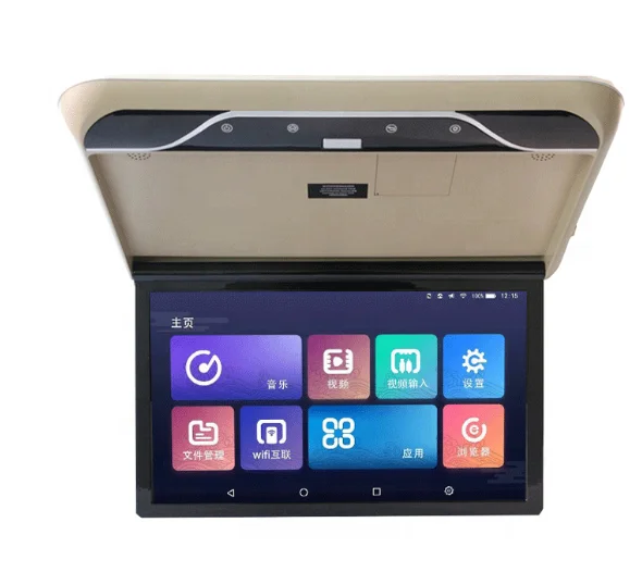 Hot selling support size customization LCD screen flipping Android system roof car TV Vito V250 V260 Sprinter interior