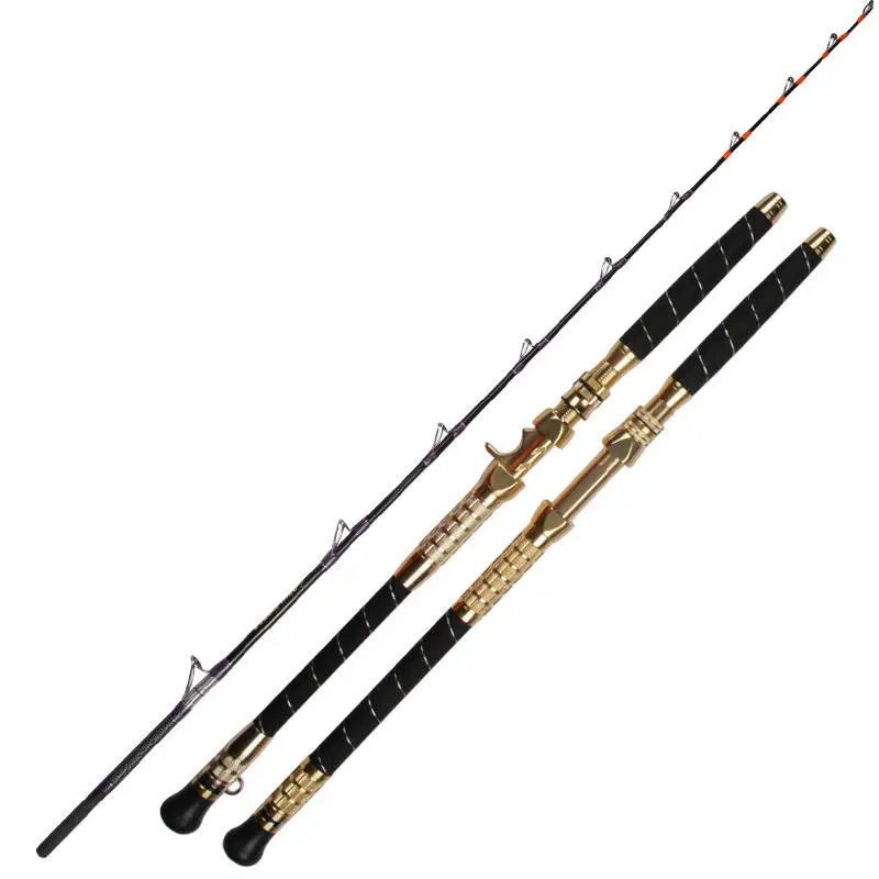 manufacturers directly sell deep-sea boat fishing rods super hard manual ship rods electric winch discharge rods