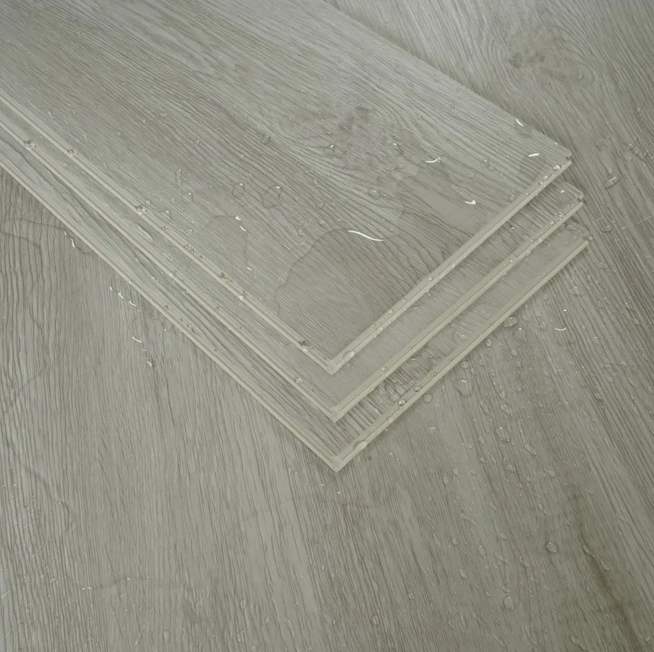 Indoor Waterproof ECO  Click 3.2 4.2 5.0mm thick sheet WPC SPC Vinyl plank Flooring with Low Price