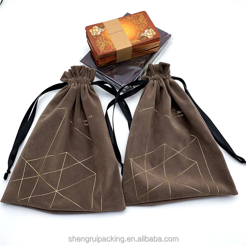 Сумка для косметики Подарочная бархатная с золотым логотипом