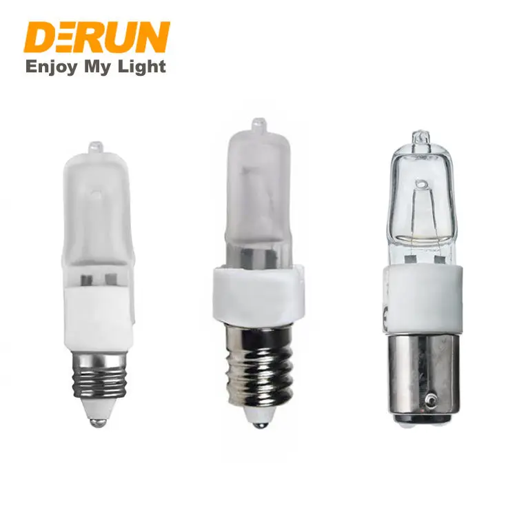 Halogen Heat JD Bulb 35W 50W 75W 100W 150W 200W 250W Mini E11 E14 BA15D 220-240V 100W Light Lamps , HAL-JD