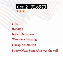 USA Warehouse Gen 2 3 TWS ANC Headphone Earbuds 2nd 3rd Generation Noise Cancelling Wireless Earphone