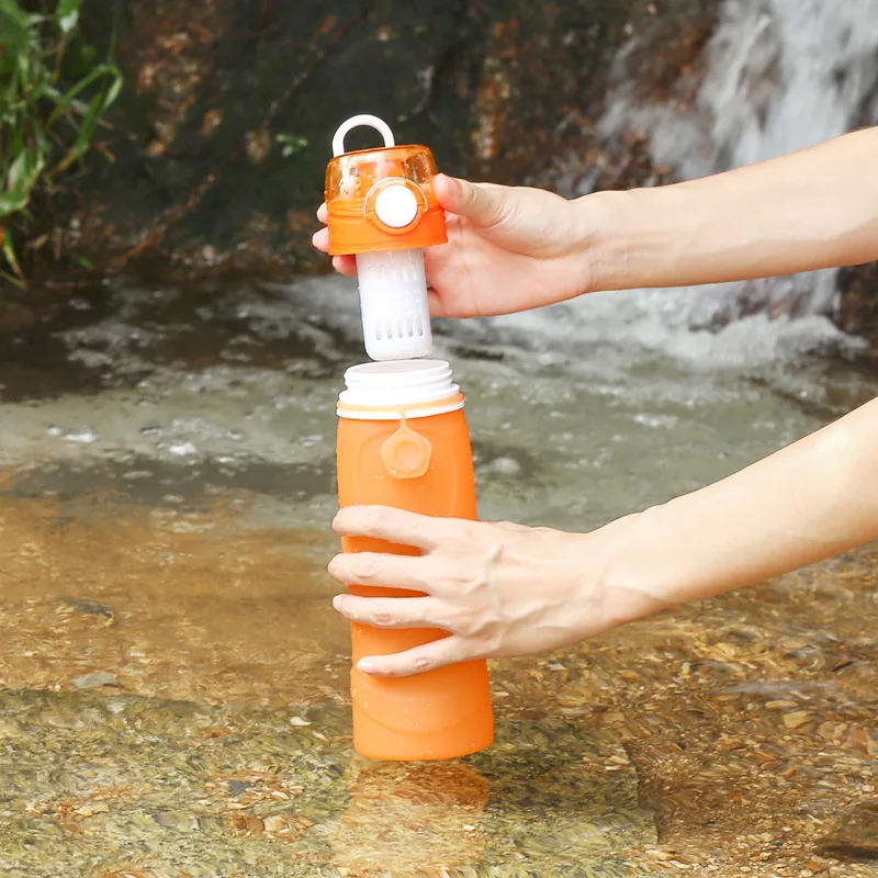 Big Bule Water Faucet Purifier Housing Home Survival Straw UF Membrane Outdoor Water Filter Bottle
