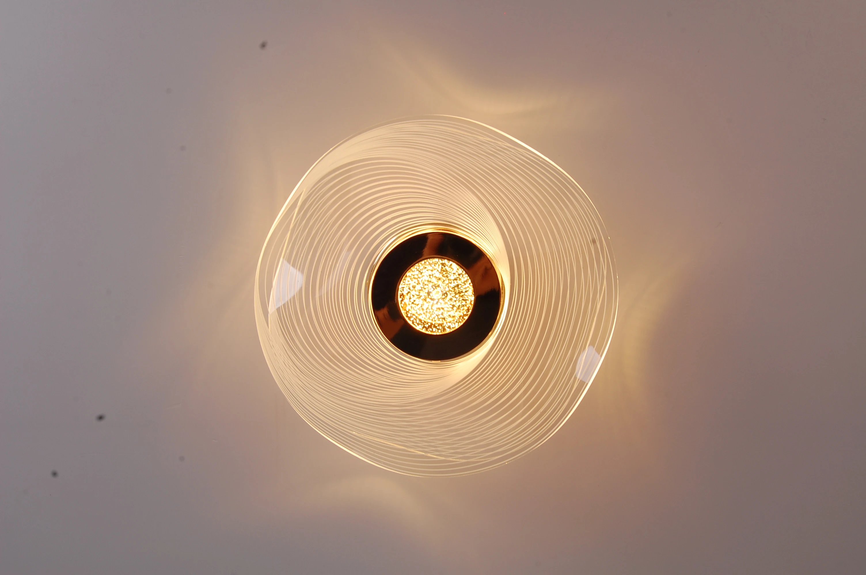 Block Ceiling Light Rose Gold Color Modern Ceilings Design Nice Lights for Living Room LED 12W Dia230mm