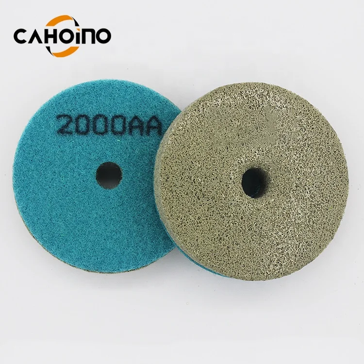 4inch Abrasive Tools Sponge Fiber Polishing Pads For Marble Polishing Sponge