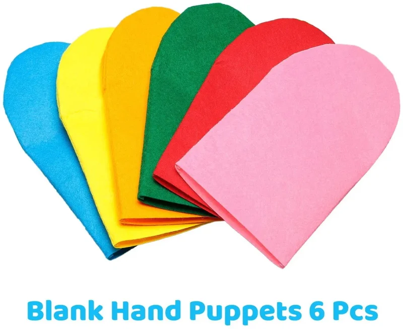 Wholesale DIY Hand Puppet Making Kit Party Supplies Art Craft Felt Sock Puppet Toys