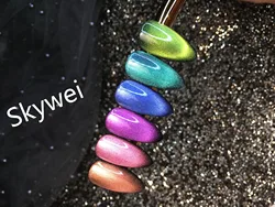 My Gel high quality 12 colors 15ml 9D wholesale galaxy UV cats eye gel polish Support free samples OEM/ODM