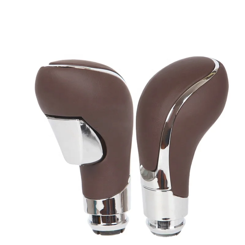 Manufacture hot selling car accessories Car gear shift knob leather brown automatic universal for Buick Regal OEM 24102792