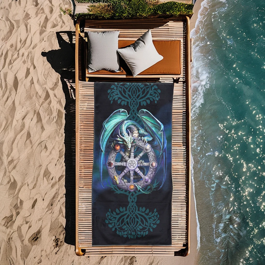 Wholesale promotional custom size shower towel cotton light weight with logo custom print soft material hot-selling beach towel