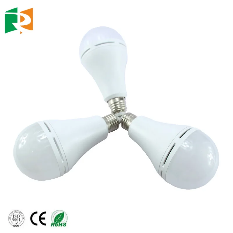 7W 9W 12W  High Quality Rechargeable Led Emergency Bulb with 3-4hrs back up time
