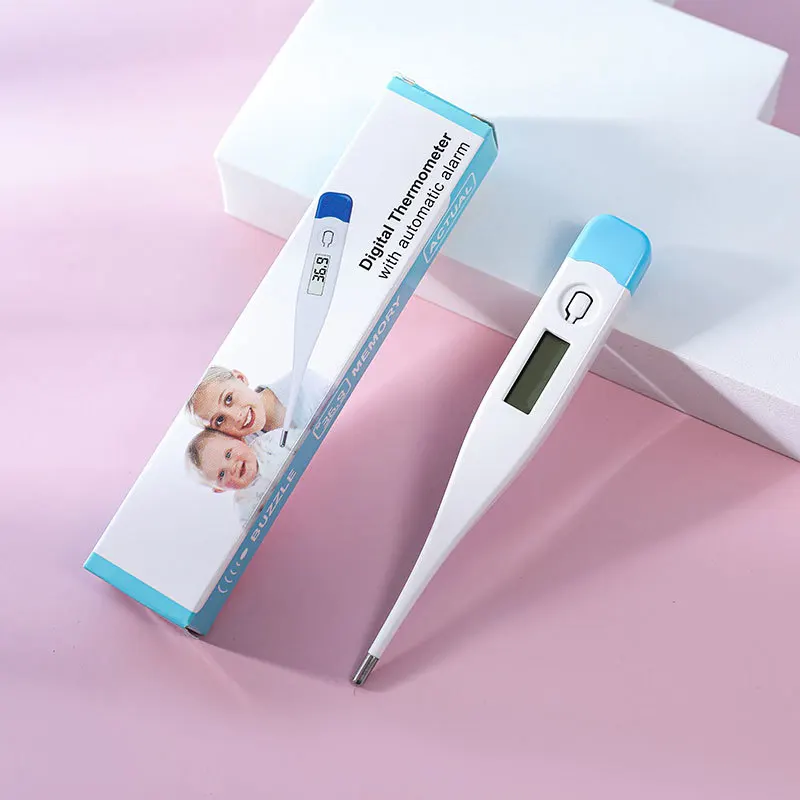 Thermometer for Adults, Digital Oral Thermometer for Fever with 10 Seconds Fast Reading (Light Blue)