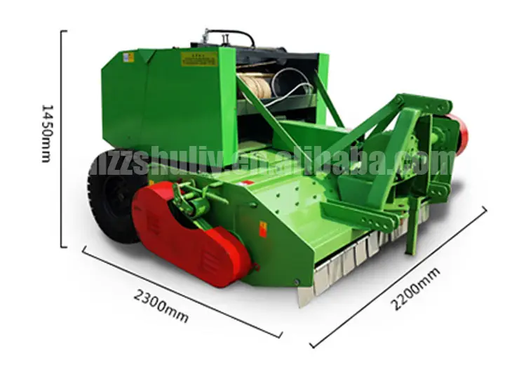 Large Round Hay Baler Caeb Mini Hay Crusher Alfalfa Baler For Sale