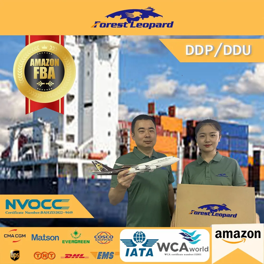 FBA shipping Cargo DDU DDP Shipping Sea Freight Forwarder Cheapest Charge Rates Ocean Transportation to USA Transit Time