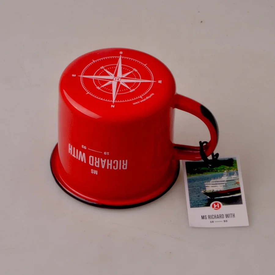 Cheap Price Enamel Cup Wholesale Metal Enamel Mug Camping Coffee Cup For Drinking