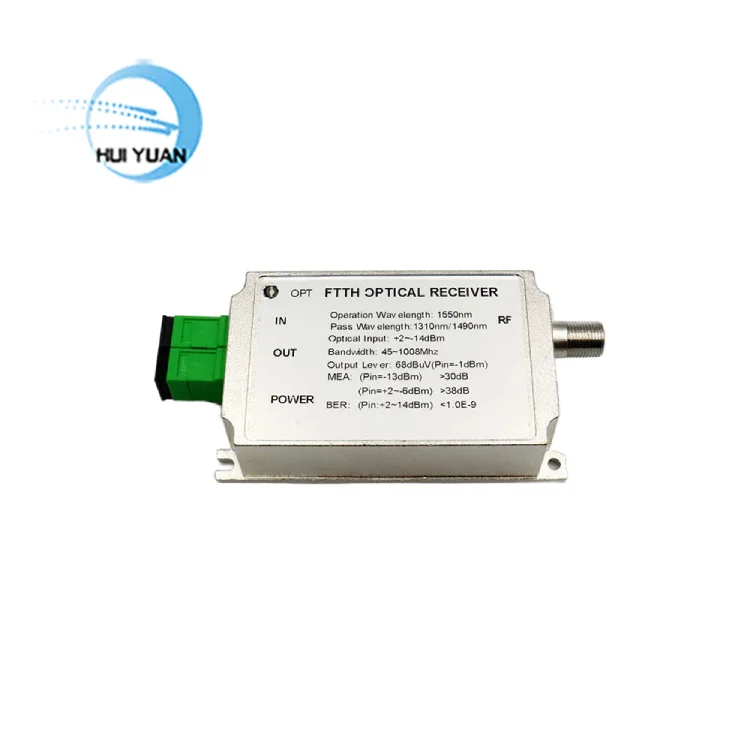 1550nm WDM Receiver Active Node Router Bandwidth 47-1008MHz for CATV Optical Fiber Receiver for FTTH GPON