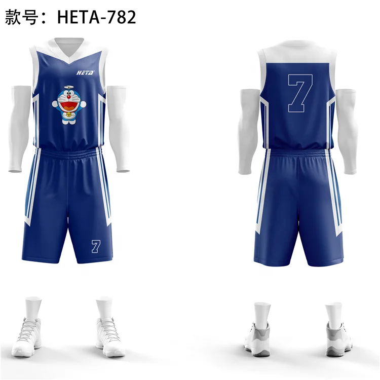 Sublimated Basketball Team Wear Quick Dry Blank Basketball Jerseys Logo Customized Basketball Uniforms Wear Set