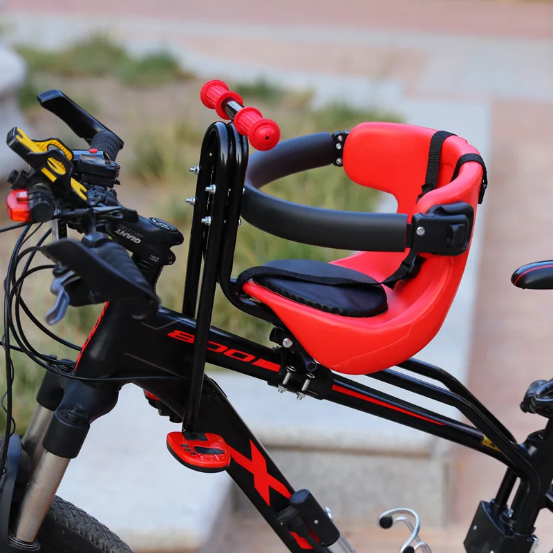 Front child bicycle seat child saddle mountain bicycle child safety seat cushion component front mounted  Bicycle Accessories