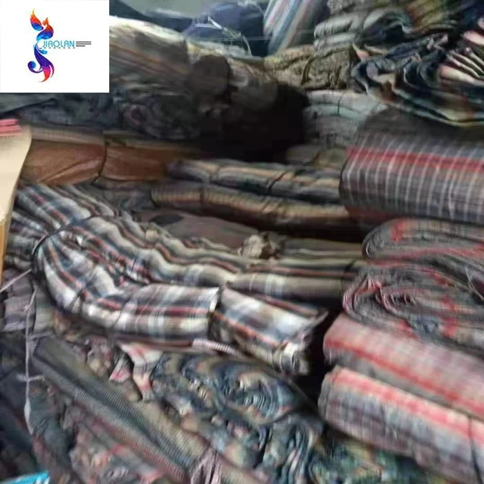 Wholesale good price 65/35 tc polyester cotton yarn dyed checks design shirting stocklot fabric in keqiao