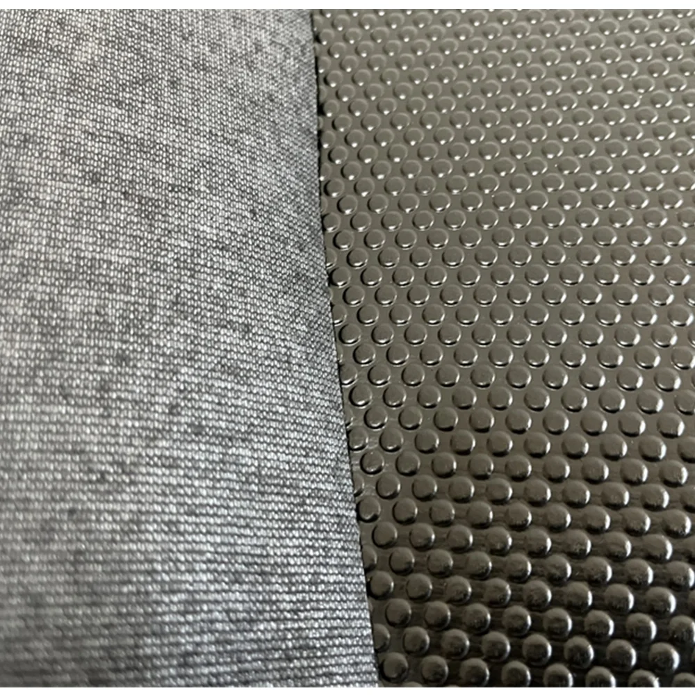 Waterproof Carbon Fiber Fabric Synthetic Polka-dot Pvc Leather Cloth Material Fabric For Working Gloves