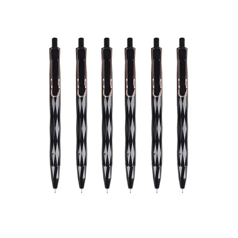 
BEIFA Brand Customized Wholesale Cube Shape Office Stationery 0.5Mm Press Black Signature Gel Stylus Pen For Student 