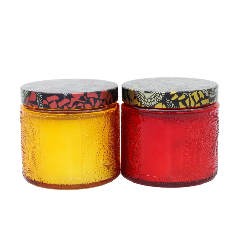 Custom Gift Candle Luxury Glass Jar Soy Wax Scented Candles luxury in stock