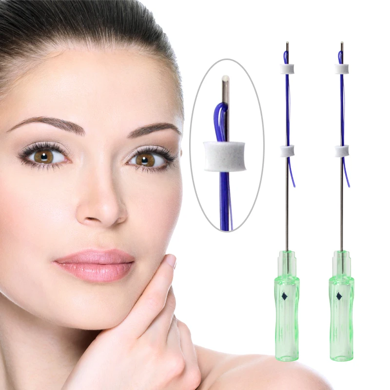 Factory Price Medical Beauty 21g 38mm Pdo Multi Thread With L Blunt Cannula