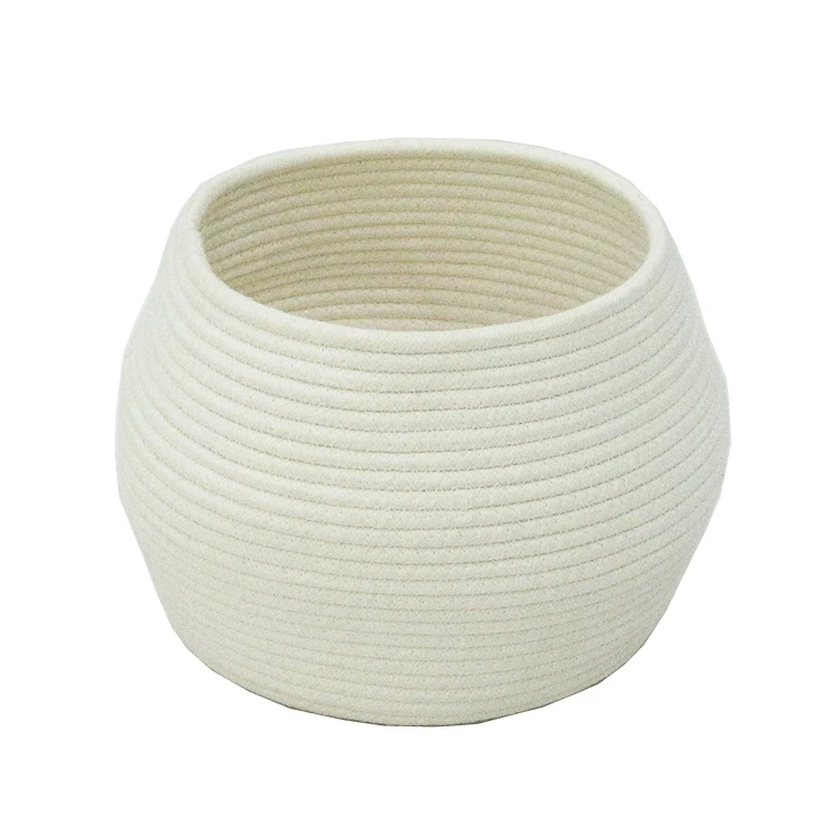 Jute basket organizing foldable custom gray color canvas cloth fabric storage basket with handle cloth basket